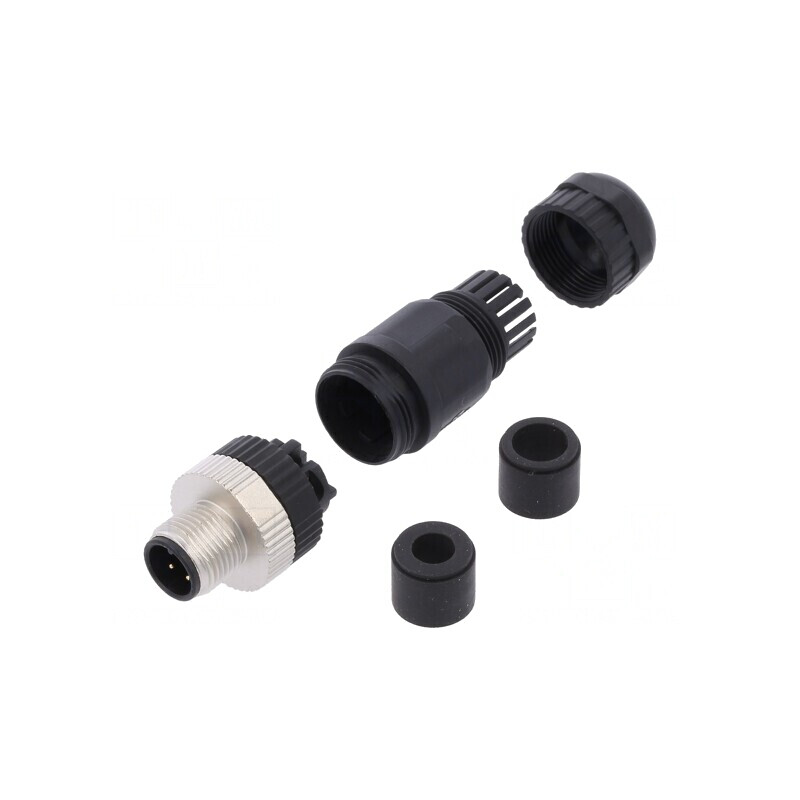 Mufă M12 4-PIN CANopen pe cablu IP67 | Electronic-mag.ro | Componente Electronice