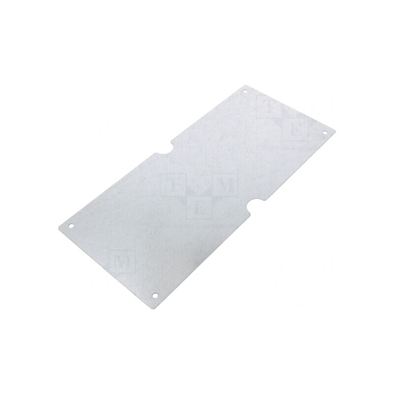 Placă de montare oţel zincată 136mm x 303mm | Electronic-mag.ro | Componente Electronice