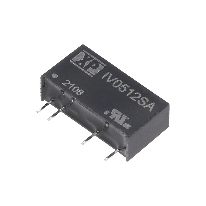 Convertor DC-DC 1W 5V la 12V 84mA SIP 80kHz | Electronic-mag.ro | Componente Electronice