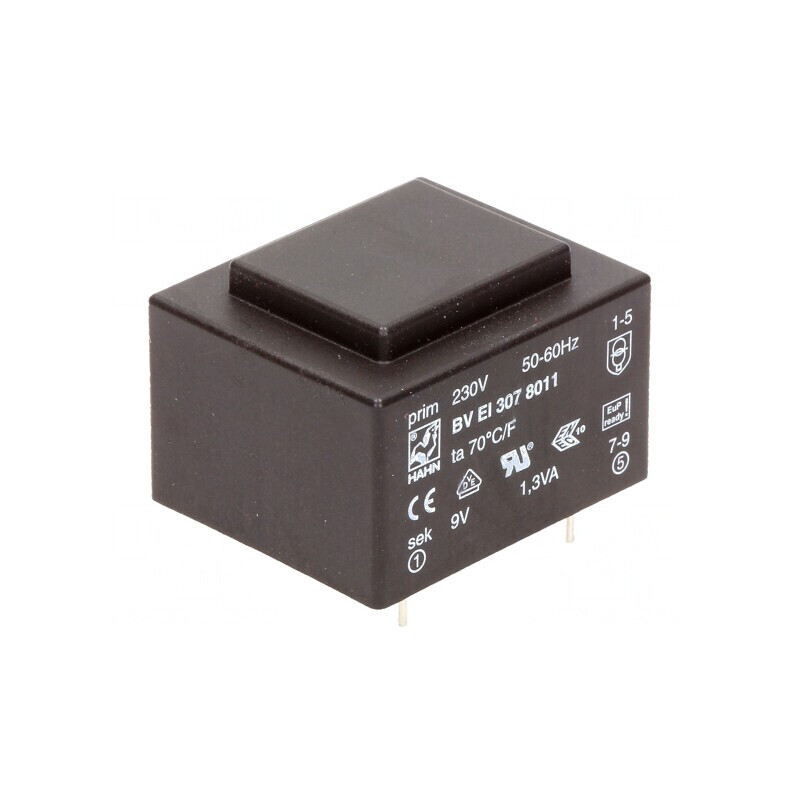 Transformator încapsulat 1,3VA 230V 9V 144mA PCB | Electronic-mag.ro | Componente Electronice Transformator încapsulat 1,3VA 230V 9V 144mA PCB | Electronic-mag.ro | Componente Electronice