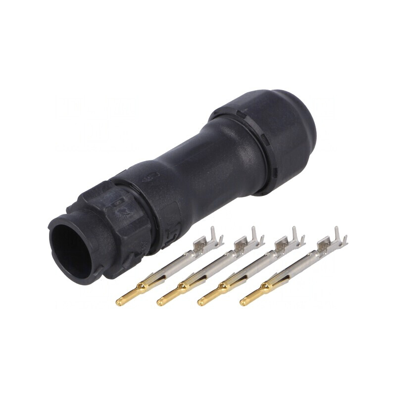 Conector circular tată PIN 4 18AWG÷16AWG X-Lok | Electronic-mag.ro | Componente Electronice