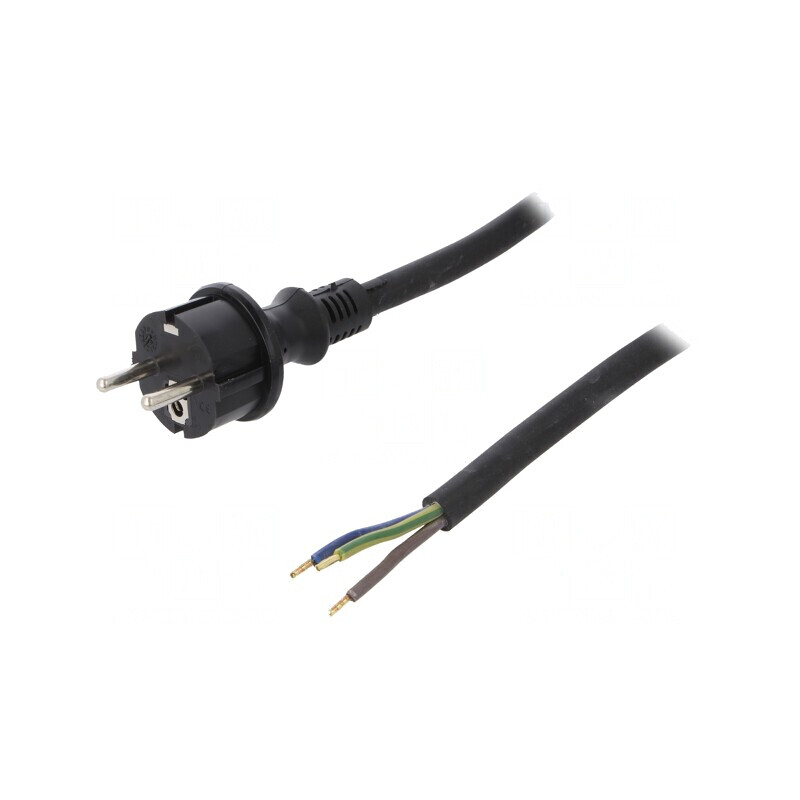 Cablu Electric 3x2,5mm2 cu Mufă SCHUKO | Electronic-mag.ro | Componente Electronice