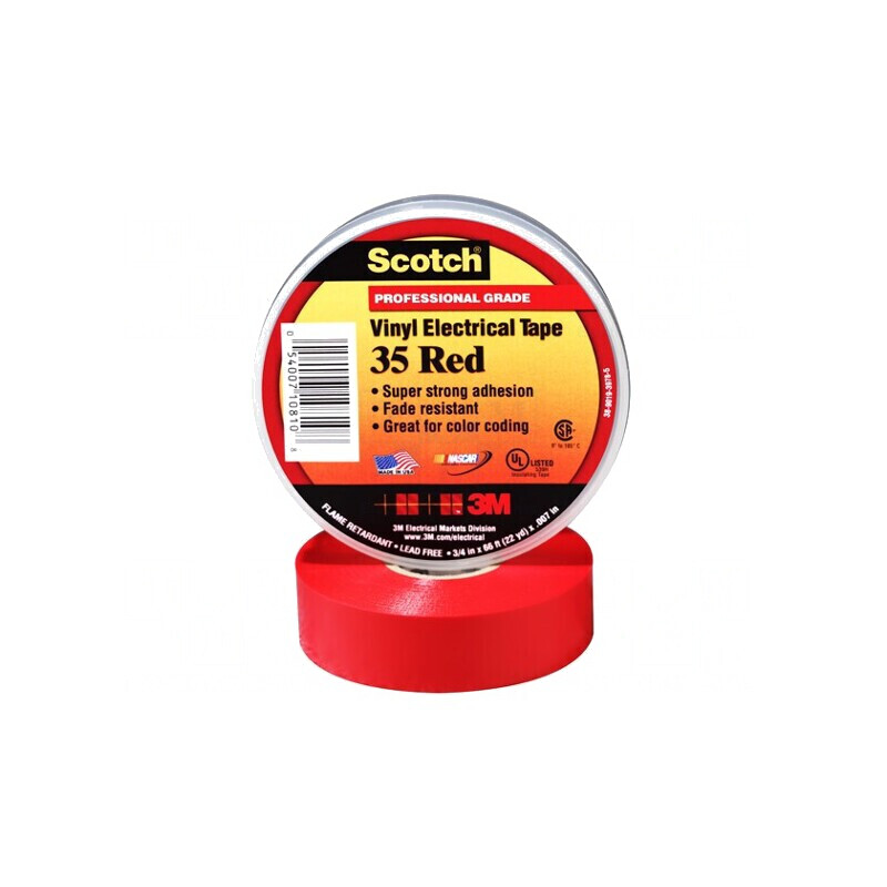 Bandă Electroizolantă Roșie 19mm x 20m | Electronic-mag.ro | Componente Electronice