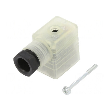Conector cu Valvă Mufă Format B 11mm Mamă 3 PIN 90° | Electronic-mag.ro | Componente Electronice
