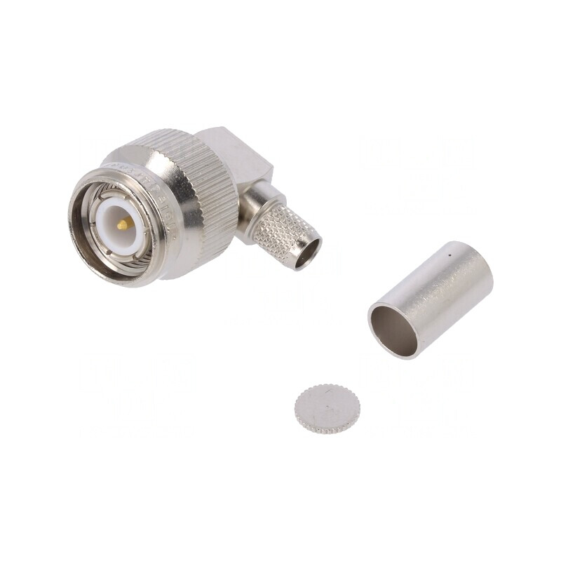 Mufă TNC tată unghi 90° 50Ω PTFE | Electronic-mag.ro | Componente Electronice