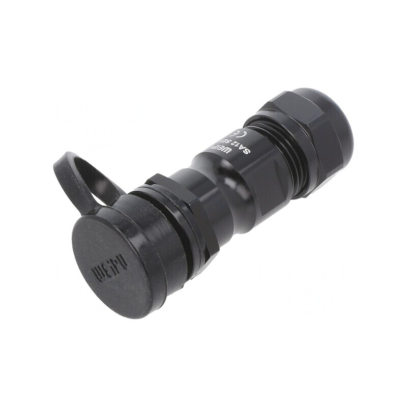 Mufă SA12 Mamă 3 PIN IP67 250V 13A | Electronic-mag.ro | Componente Electronice