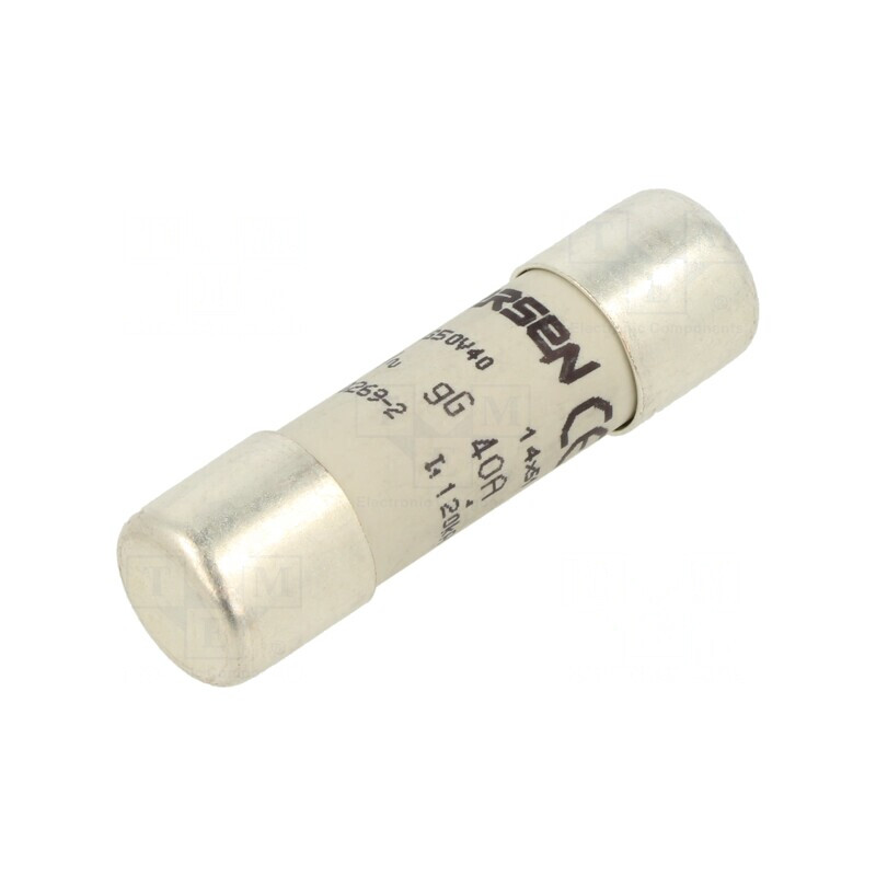 Siguranță Ceramică gG 40A 500VAC 14x51mm | Electronic-mag.ro | Componente Electronice Siguranță Ceramică gG 40A 500VAC 14x51mm | Electronic-mag.ro | Componente Electronice