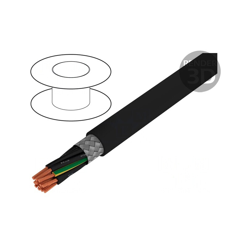 Cablu ÖLFLEX Classic 115 CY 12G1.5mm2 PVC Negru | Electronic-mag.ro | Componente Electronice