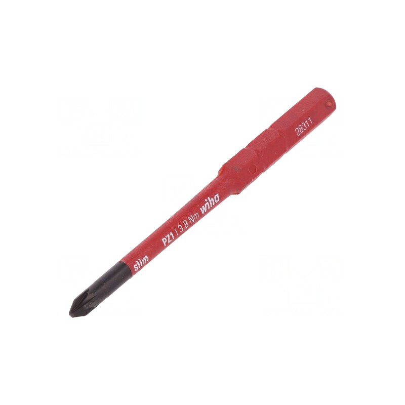 Tijă Pozidriv Izolată PZ1 75mm 1kVAC | Electronic-mag.ro | Componente Electronice