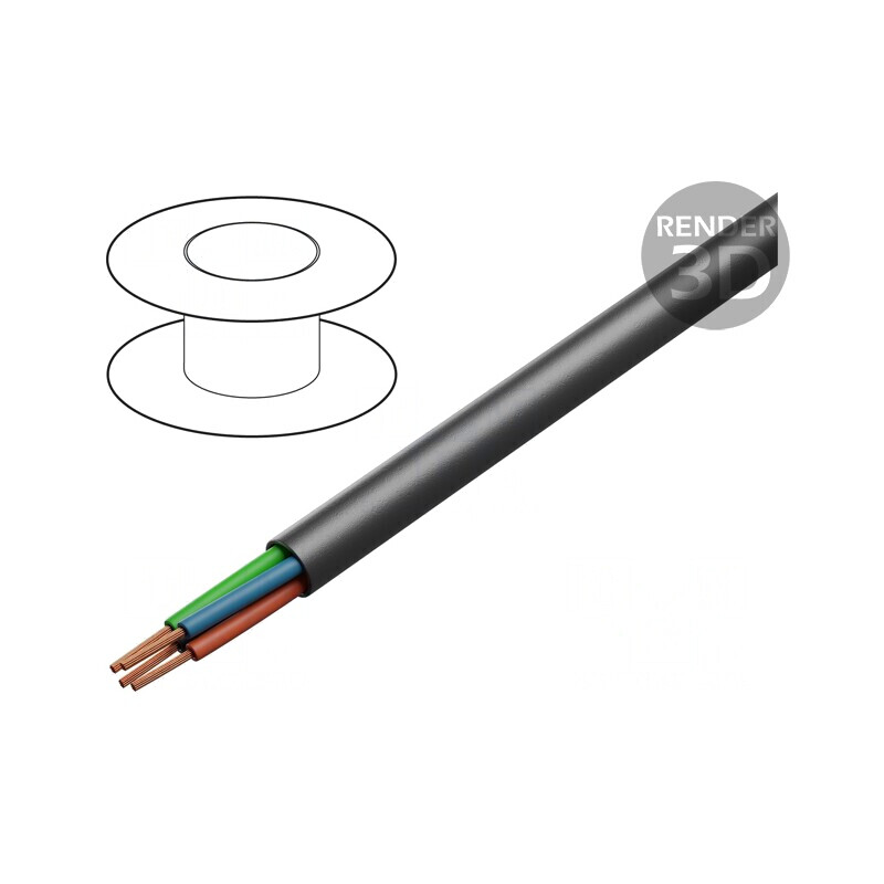 Cablu Difuzor 4x11AWG OFC Negru Neecranat | Electronic-mag.ro | Componente Electronice