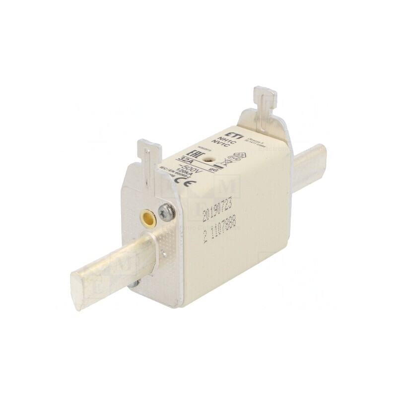 Siguranță Industrială Ceramică 32A 500VAC NH1C | Electronic-mag.ro | Componente Electronice