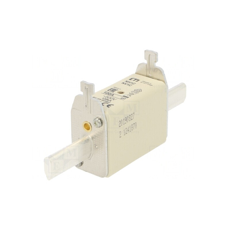 Siguranță ceramică industrială gG 100A 500VAC NH1C | Electronic-mag.ro | Componente Electronice