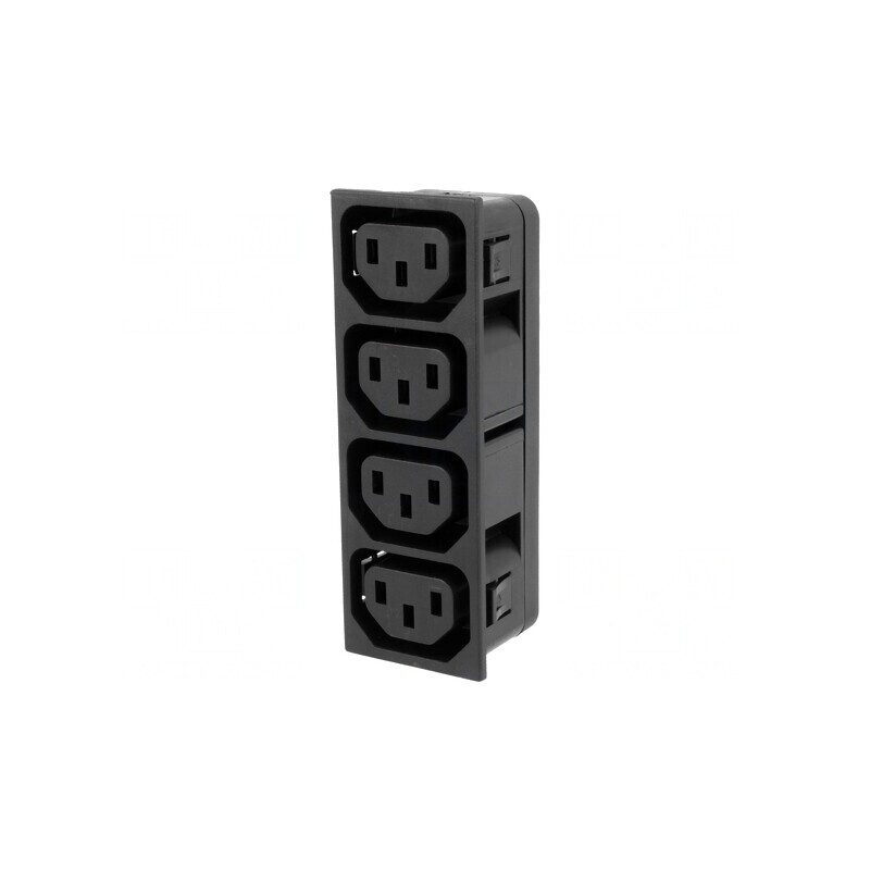 Conector Alimentare AC Splitter 10A 250VAC IEC C13 (F) | Electronic-mag.ro | Componente Electronice Conector Alimentare AC Splitter 10A 250VAC IEC C13 (F) | Electronic-mag.ro | Componente Electronice