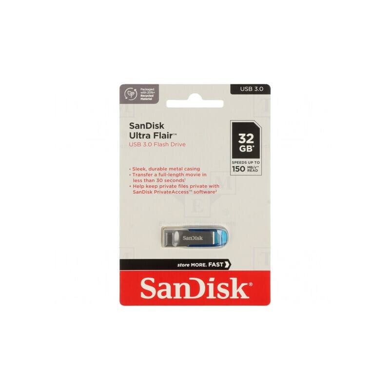 Pendrive USB 3.0 32GB Albastru Ultra Flair | Electronic-mag.ro | Componente Electronice Pendrive USB 3.0 32GB Albastru Ultra Flair | Electronic-mag.ro | Componente Electronice