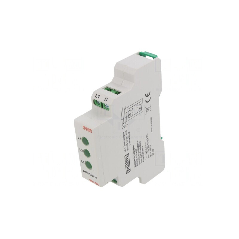 Indicator de Tensiune 3x400VAC pentru Şină DIN IP20 | Electronic-mag.ro | Componente Electronice