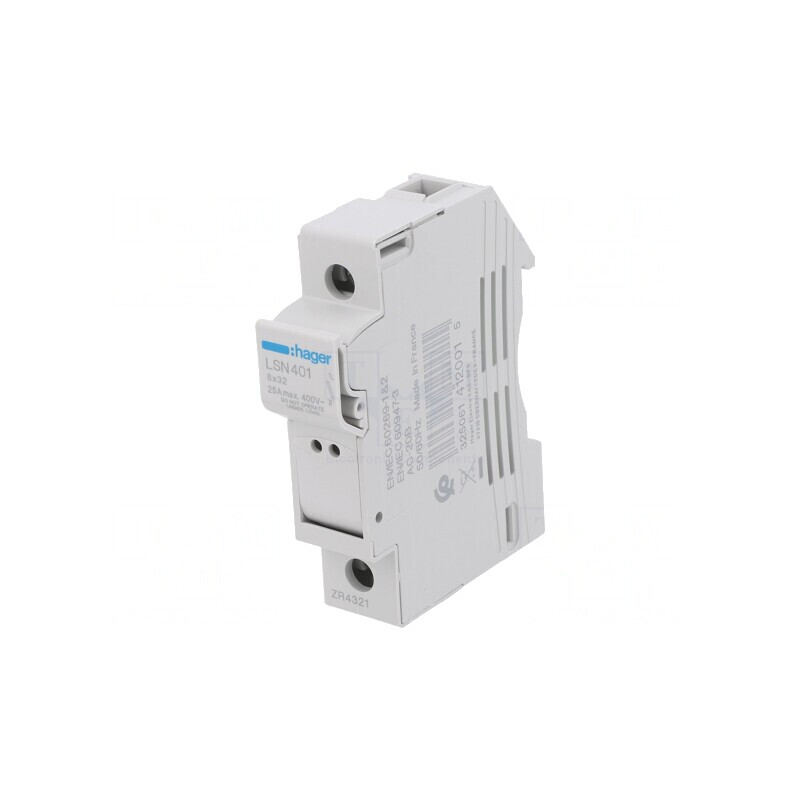 Separator Fuzibil 8x32mm 25A 400V Poli 1 pentru Șină DIN | Electronic-mag.ro | Componente Electronice