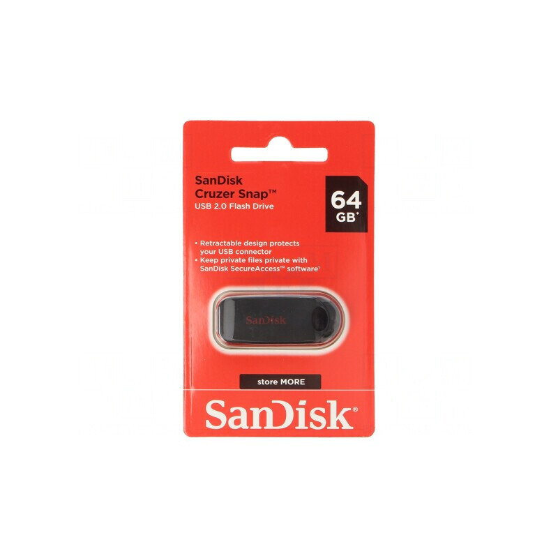 Stick USB 2.0 64GB SanDisk Cruzer Snap Negru | Electronic-mag.ro | Componente Electronice Stick USB 2.0 64GB SanDisk Cruzer Snap Negru | Electronic-mag.ro | Componente Electronice