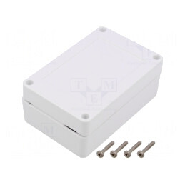 Carcasă Universală 120x80x60mm Cu Bucşă din Alamă | Electronic-mag.ro | Componente Electronice