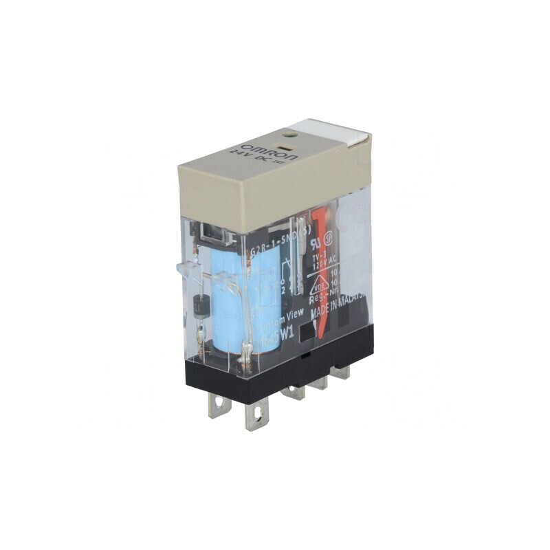 Releu Electromagnetic SPDT 24VDC 10A | Electronic-mag.ro | Componente Electronice
