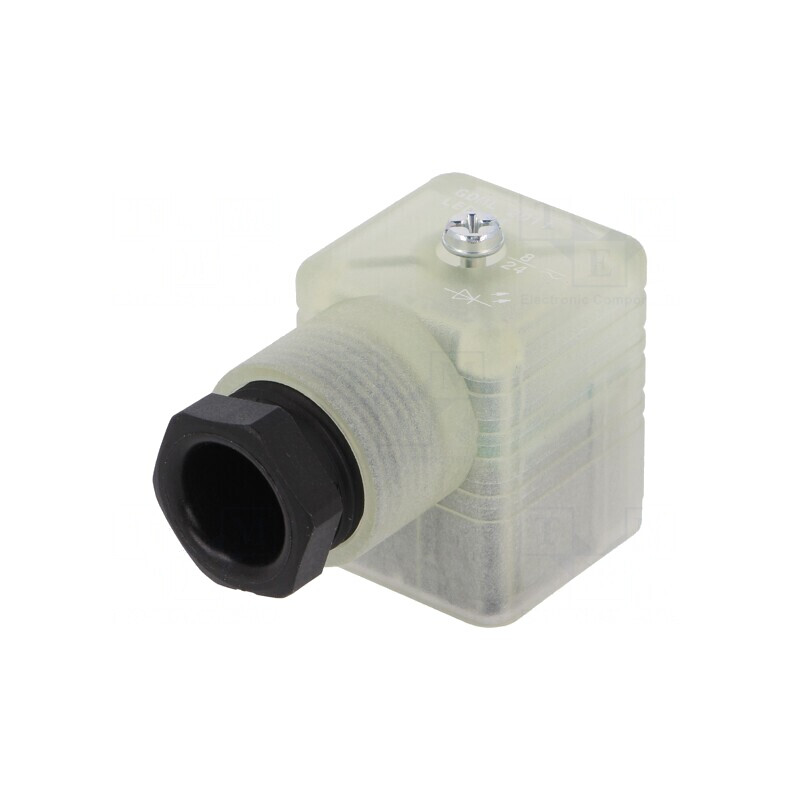 Conector cu Valvă Mufă A 18mm Mamă 3PIN 90° | Electronic-mag.ro | Componente Electronice