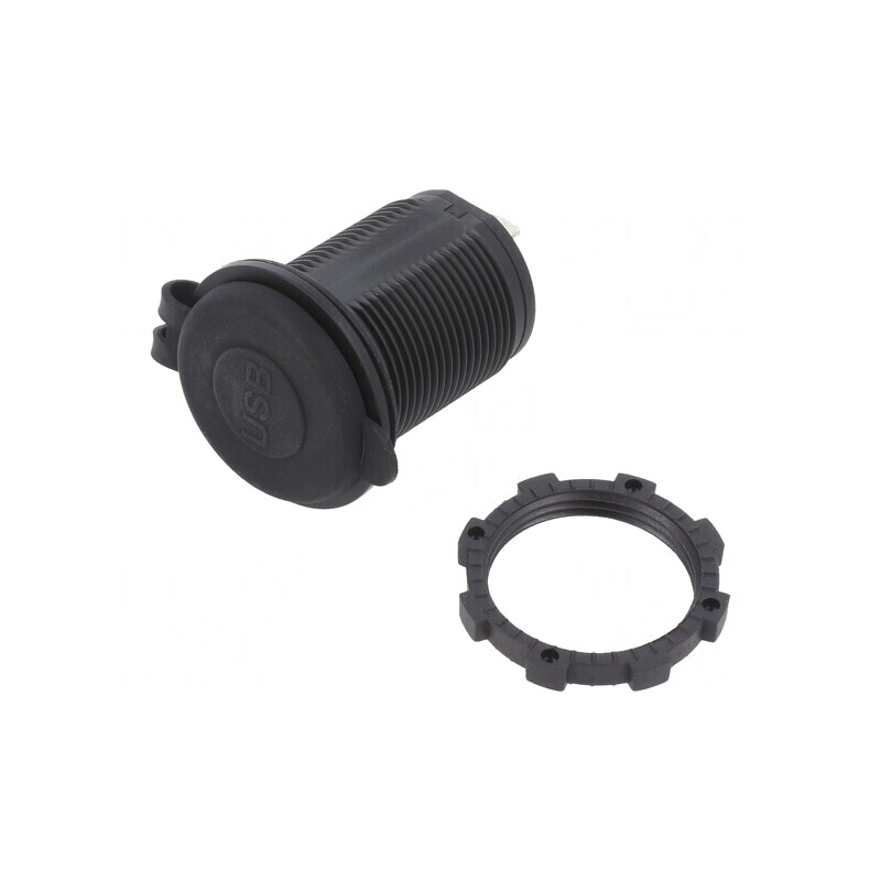 Alimentator USB Dublu 12-24V DC Negru | Electronic-mag.ro | Componente Electronice Alimentator USB Dublu 12-24V DC Negru | Electronic-mag.ro | Componente Electronice