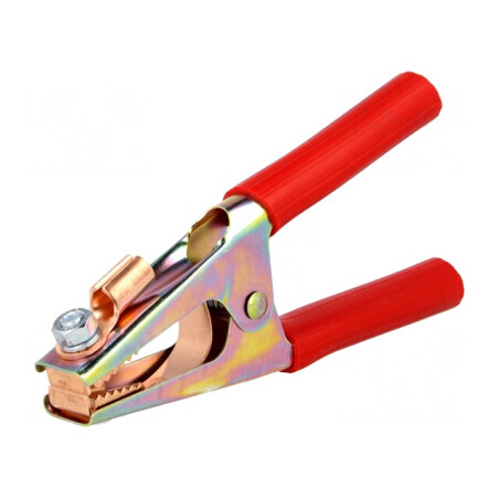 Bornă Crocodil 500A Prindere 45mm Roșie | Electronic-mag.ro | Componente Electronice