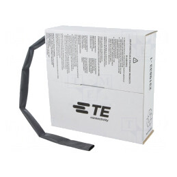 Manson termocontractabil 12mm 5m negru fără adeziv | Electronic-mag.ro | Componente Electronice