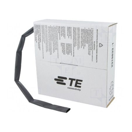 Manson termocontractabil 12mm 5m negru fără adeziv | Electronic-mag.ro | Componente Electronice