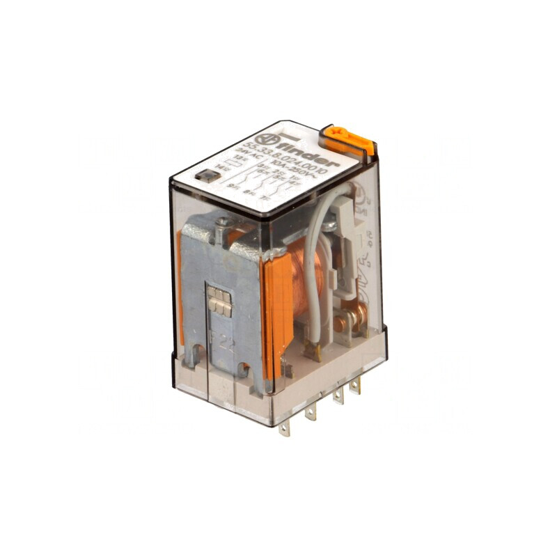 Releu Electromagnetic 3PDT 24VAC 20A | Electronic-mag.ro | Componente Electronice