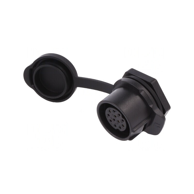 Conector Circular Soclu 20-02 Mamă 12-PIN Aurit | Electronic-mag.ro | Componente Electronice