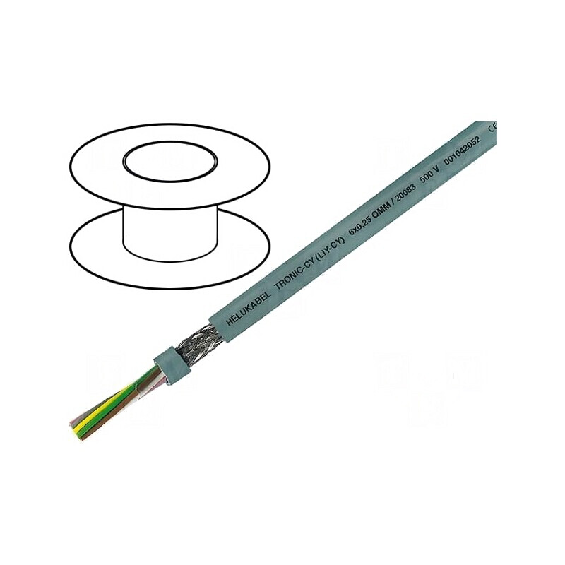 Cablu ecranat PVC 20x0,5mm2 cu tresă de cupru cositorit | Electronic-mag.ro | Componente Electronice