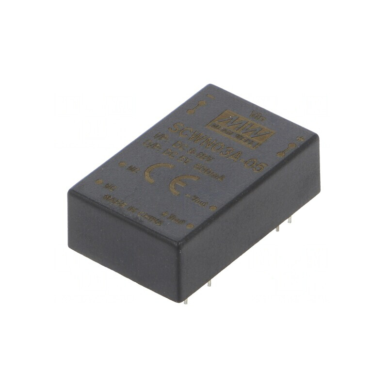 Convertor DC/DC 3W 9-18V la 5V 600mA DIP24 | Electronic-mag.ro | Componente Electronice