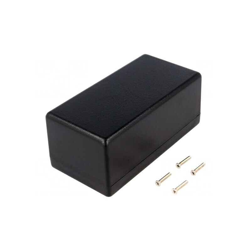 Carcasă Universală ABS Neagră 66x131x55mm | Electronic-mag.ro | Componente Electronice