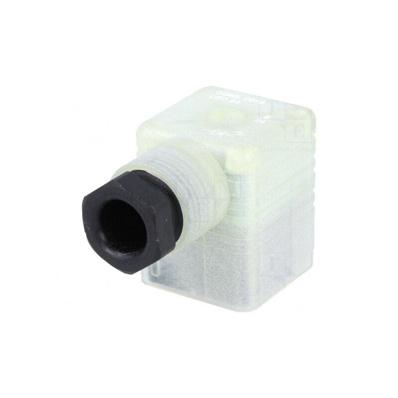 Conector cu Valvă Mufă 18mm 3 PIN 90° | Electronic-mag.ro | Componente Electronice