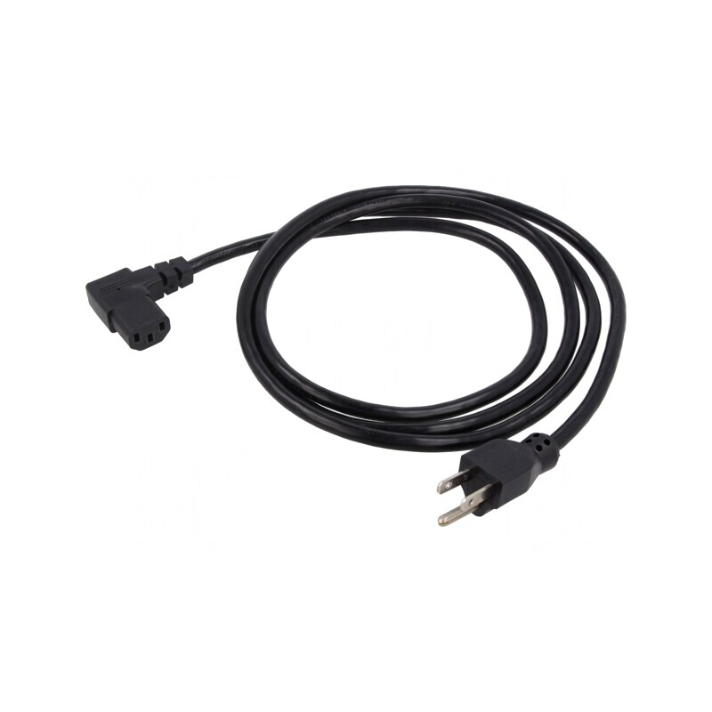 Cablu Alimentare IEC C13 la NEMA 5-15, 2m | Electronic-mag.ro | Componente Electronice