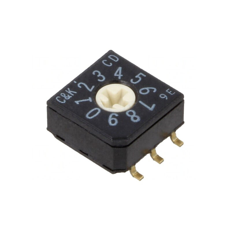 Întrerupător Codificare DEC/BCD SMT 10 Poz 50mΩ | Electronic-mag.ro | Componente Electronice