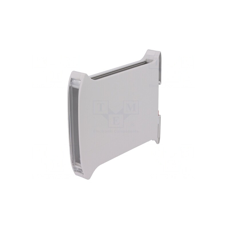 Carcasă DIN 101mm x 17,5mm x 119mm Gri | Electronic-mag.ro | Componente Electronice