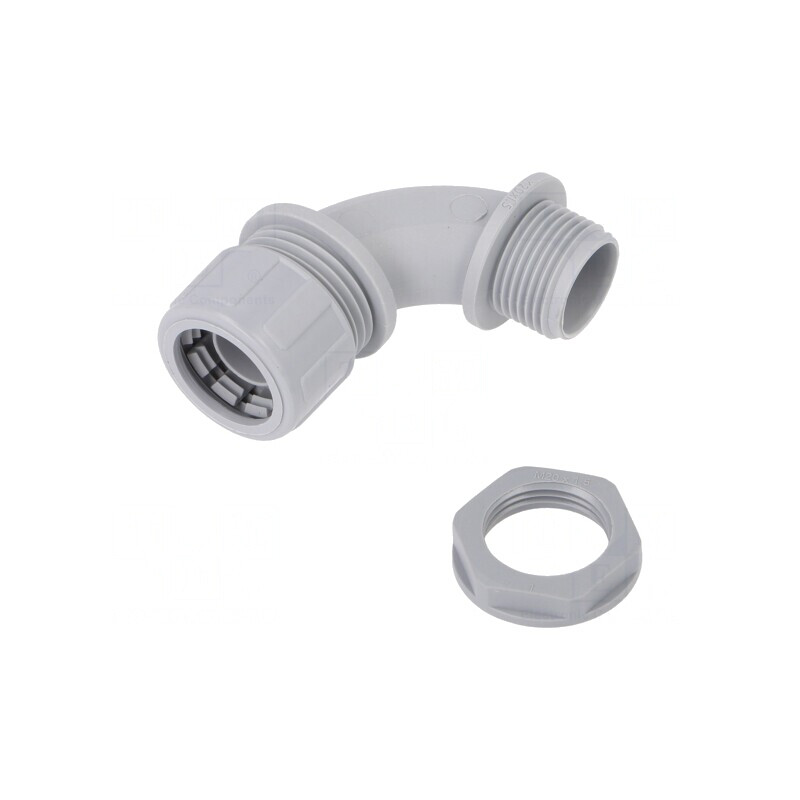 Conectori în unghi 90° filet metric exterior nerotativ | Electronic-mag.ro | Componente Electronice