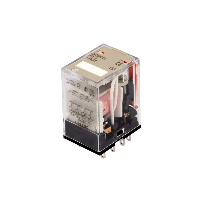 Releu Electromagnetic 4PDT 12VAC 5A | Electronic-mag.ro | Componente Electronice