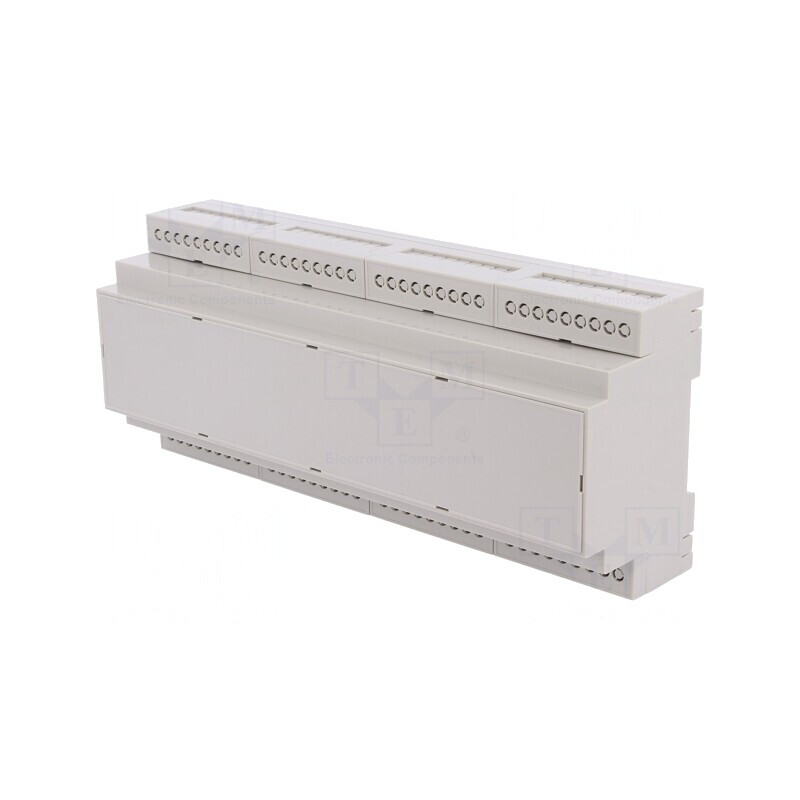 Carcasă din ABS Gri pentru Șină DIN 90.2x212x57.5mm | Electronic-mag.ro | Componente Electronice Carcasă din ABS Gri pentru Șină DIN 90.2x212x57.5mm | Electronic-mag.ro | Componente Electronice