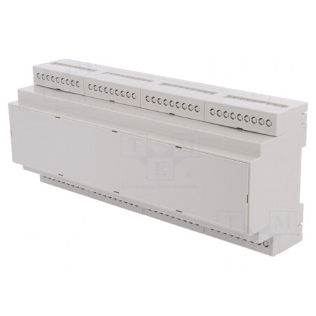 Carcasă din ABS Gri pentru Șină DIN 90.2x212x57.5mm | Electronic-mag.ro | Componente Electronice
