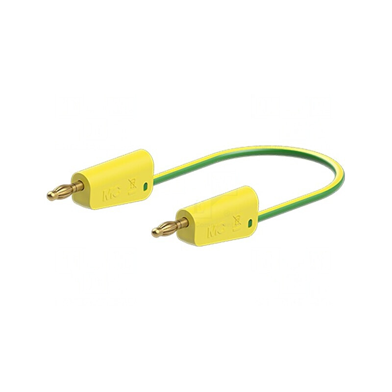 Cablu de Măsurare 60VDC 30VAC 32A 1,5m Galben-Verde | Electronic-mag.ro | Componente Electronice