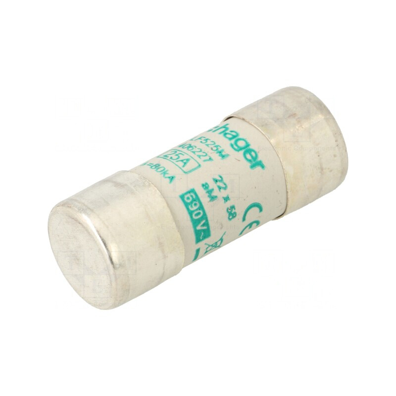 Siguranță cilindrică industrială 25A 690VAC | Electronic-mag.ro | Componente Electronice Siguranță cilindrică industrială 25A 690VAC | Electronic-mag.ro | Componente Electronice