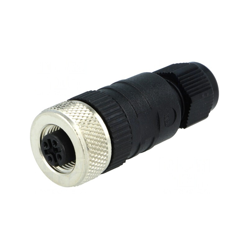 Mufă M12 5 pini mamă pe cablu IP67 | Electronic-mag.ro | Componente Electronice