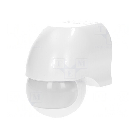 Senzor de Mișcare de Perete 230V IP44 12m 180° 1,2kW | Electronic-mag.ro | Componente Electronice