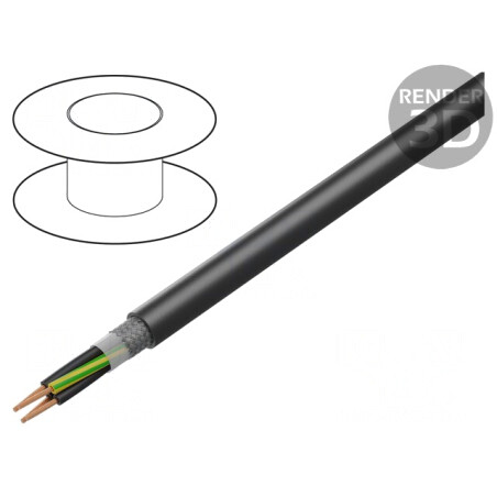 Cablu ÖLFLEX ROBUST 215C 4G2,5mm2 Negru 300V/500V | Electronic-mag.ro | Componente Electronice