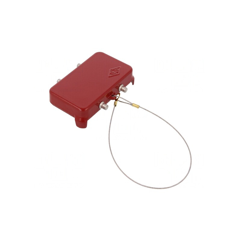 Capac protecţie roşu 57.27 IP65/IP66/IP69 180°C | Electronic-mag.ro | Componente Electronice