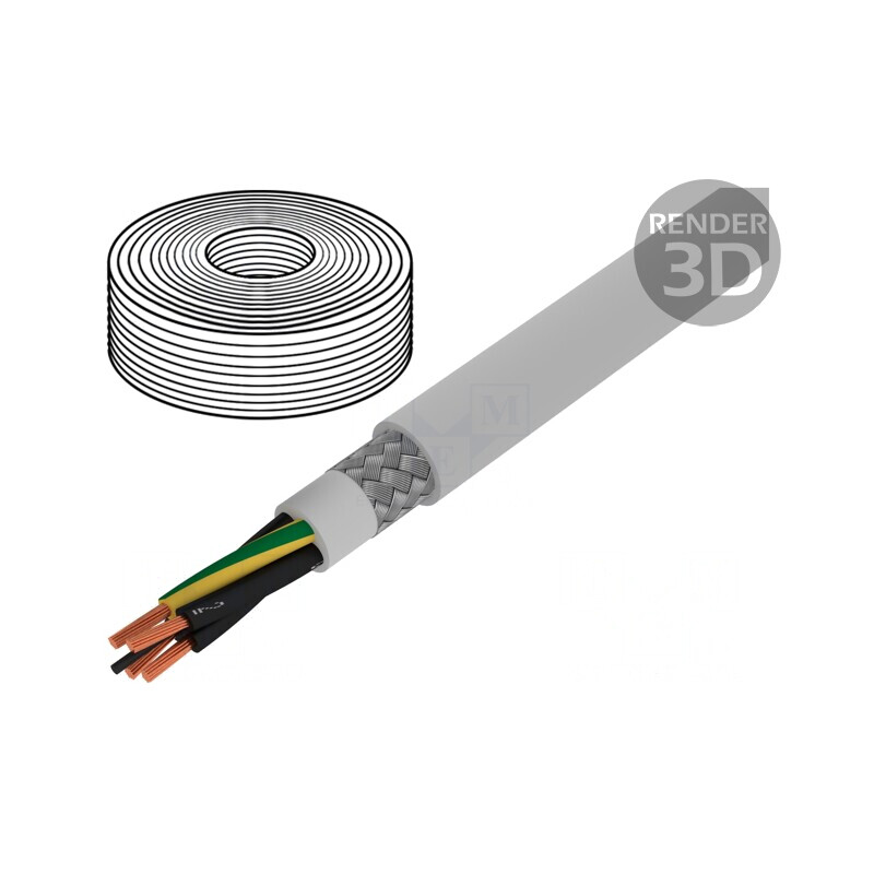 Cablu Electric 4G2,5mm2 PVC Gri | Electronic-mag.ro | Componente Electronice