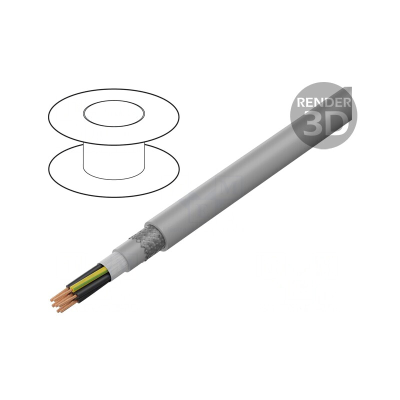 Cablu de Control ÖLFLEX FD 855 CP 7x0.5mm Gri | Electronic-mag.ro | Componente Electronice