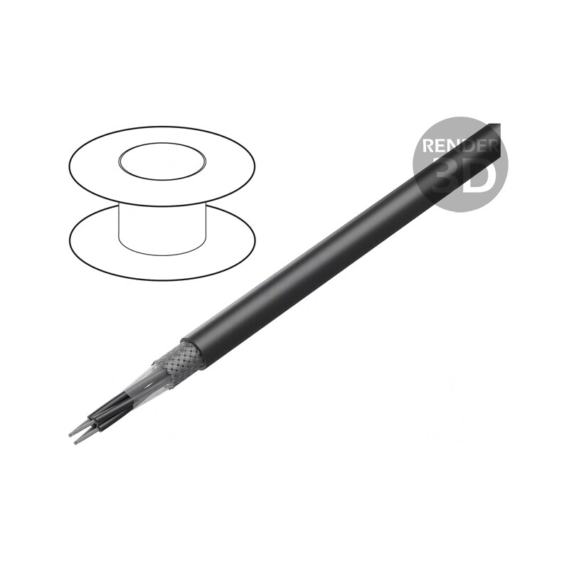 Cablu electric HELUTHERM 145 4x1mm2 negru | Electronic-mag.ro | Componente Electronice